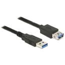 Delock Extension cable USB 3.0 Type-A male > USB 3.0 Type-A female 0.5m black
