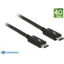 Delock Thunderbolt 3 (40 Gb/s) USB-C cable male > male passive 0.5m 5A black