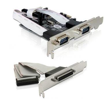 Delock PCI Express card 2 x serial, 1 x parallel