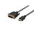 EDNET Adapter cable HDMI A /DVI-D M/M 2.0 m black premium