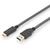 EDNET Cable USB 3.1 Gen.2 SuperSpeed+ 10Gbps Type USB C/A M/M black 1m