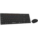 Tastatura ESPERANZA EK122K LIBERTY - Tastatura fără fir + Mouse USB | 2,4 GHz, Negru, Rezolutie 1600 dpi