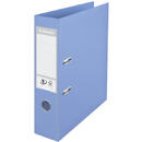 Biblioraft ESSELTE No. 1 Power, A4, plastifiat PP/PP, margine metalica, 75 mm - bleu
