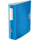 Biblioraft LEITZ Active Wow 180, A4, 75 mm, polyfoam - albastru metalizat