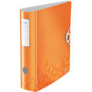 Biblioraft LEITZ Active Wow 180, A4, 75 mm, polyfoam - portocaliu metalizat