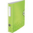 Biblioraft LEITZ Active Wow 180, A4, 50 mm, polyfoam - verde metalizat
