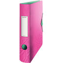 Biblioraft LEITZ Active Urban Chic 180, 65 mm, roz/verde inchis