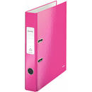 Biblioraft LEITZ 180 Wow, A4, 50mm, carton laminat - roz metalizat