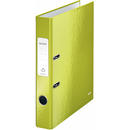 Biblioraft LEITZ 180 Wow, A4, 50mm, carton laminat - verde metalizat