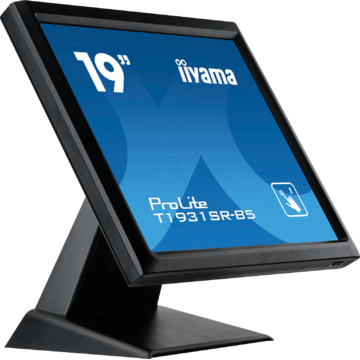 Monitor LED Iiyama T1931SR-B5 19'' Touchscreen  5:4  5ms Black