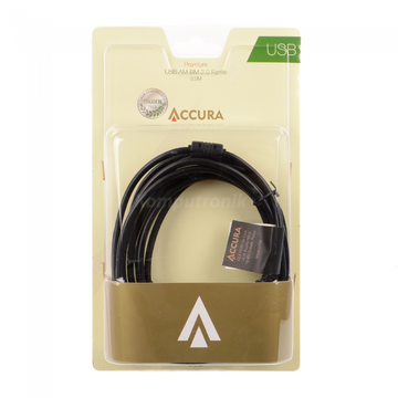 Accura Premium USB-B 3.0m Black