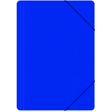 Mapa plastic cu elastic pe colturi, 500 microni, Office Products - albastru