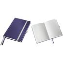 Caiet de birou LEITZ Style, A5, coperta dura, matematica, hartie crem - albastru-violet