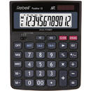 Calculator de birou Calculator de birou, 12 digits, 147 x 115 x 32 mm, Rebell Panther 12 - negru