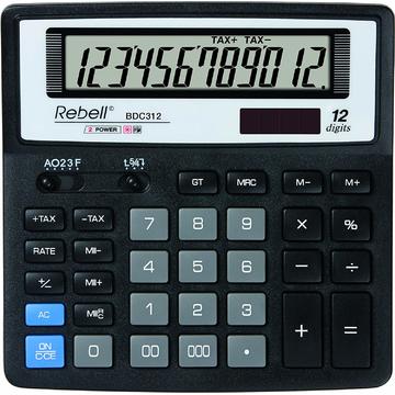 Calculator de birou Calculator de birou, 12 digits, Rebell SDC 620+