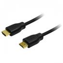 LOGILINK - Cablu HDMI- HDMI,1.4, versiunea Gold, lungime 15 m