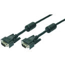 LOGILINK - Cablu  VGA 2x Ferrita HQ, lungime 5 m