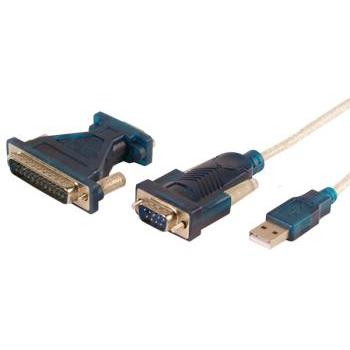 LOGILINK - Adaptor USB 2.0 la Serial 9-pin 25 cu cablu 1.2 m, WINDOWS 8