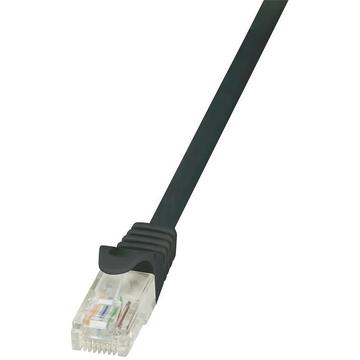 LOGILINK - Cablu Patchcord CAT6 U/UTP EconLine 0,25m negru