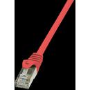 LOGILINK - Cablu Patchcord CAT5e F/UTP 3,00m roșu
