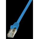 LOGILINK - Cablu Patchcord CAT5e F/UTP 10m albastru