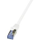 LOGILINK - Patchcord Cablu Cat.6A 10G S/FTP PIMF PrimeLine 2m alb