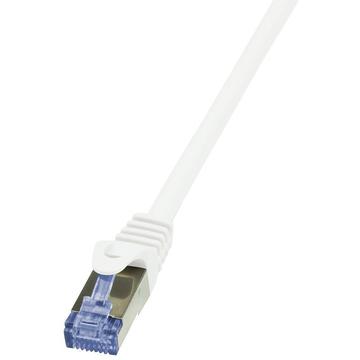 LOGILINK - Patchcord Cablu Cat.6A 10G S/FTP PIMF PrimeLine 20m alb