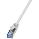 LOGILINK - Patchcord Cablu Cat.6A 10G S/FTP PIMF PrimeLine 3m gri