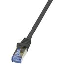LOGILINK - Patchcord Cablu Cat.6A 10G S/FTP PIMF PrimeLine 3m negru