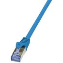 LOGILINK - Patch Cablu Cat.6A 10G S/FTP PIMF PrimeLine 5m albastru