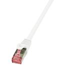 LOGILINK - Patchcord Cablu Cat.6 S/FTP PIMF PrimeLine 50m, alb
