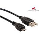 Cablu de incarcare si transfer date MACLEAN MCTV/746 USB 2.0 A la microB 3m , negru