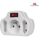 Prelungitor Maclean MCE142 Socket x3 with switch