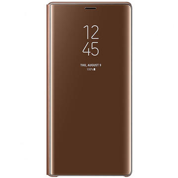 Clear View Standing Samsung Galaxy NOTE 9 Brown