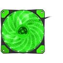 Natec Genesis Fan Case/PSU HYDRION 120 GREEN; LED; 120MM
