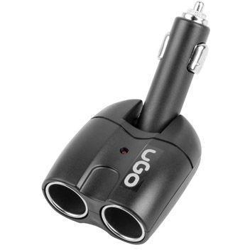 Natec UGO Car cigarette lighter socket, 2x 12V/24V