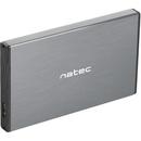 HDD Rack Natec external enclosure RHINO GO for 2,5'' SATA, USB 3.0, Grey