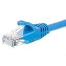 Netrack patch cable RJ45, snagless boot, Cat 6 UTP, 0.5m blue