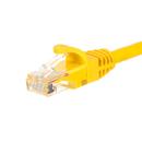 Netrack patch cable RJ45, snagless boot, Cat 6 UTP, 1m yellow