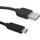 Qoltec Cable USB 3.1 type C male | USB 2.0 A male | 1m
