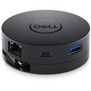 Dell USB-C Mobile Adapter - DA300 Negru