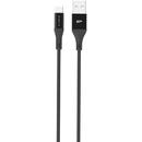 Silicon Power Cable microUSB - USB, Boost Link LK30AB Nylon, 1M, 2.4A, Negru
