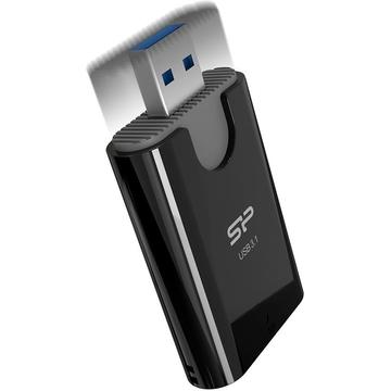 Card reader Silicon Power Combo USB 3.1 Card Reader microSD and SD, Black