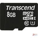 Card memorie Transcend 8GB  Micro SDHC UHS-I  600x