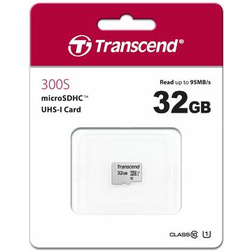 Card memorie Transcend 32GB microSDHC USD300S CL10 UHS-I