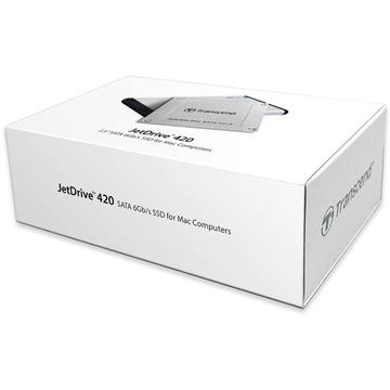 SSD Transcend JetDrive 420 SSD for Apple 480GB SATA6Gb/s + Enclosure Case USB3.0