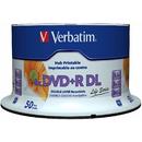 DVD+R DL Verbatim [ spindle 50 | 8,5GB | 8x | WIDE PRINTABLE SURFACE