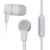 Casti VAKOSS Stereo Earphones Silicone with Microphone / Volume Control SK-214W white