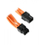 BitFenix Extensie 6-Pin PCIe 45cm - sleeved - Orange - Black