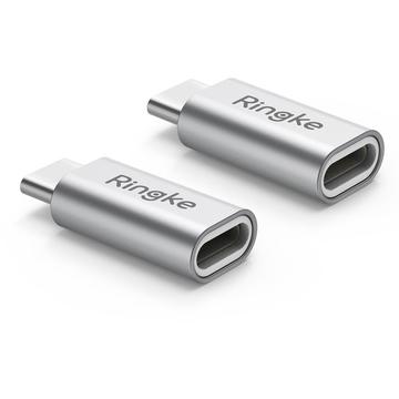 Set 2x Adaptor Ringke Ligthning - USB-C Gri
